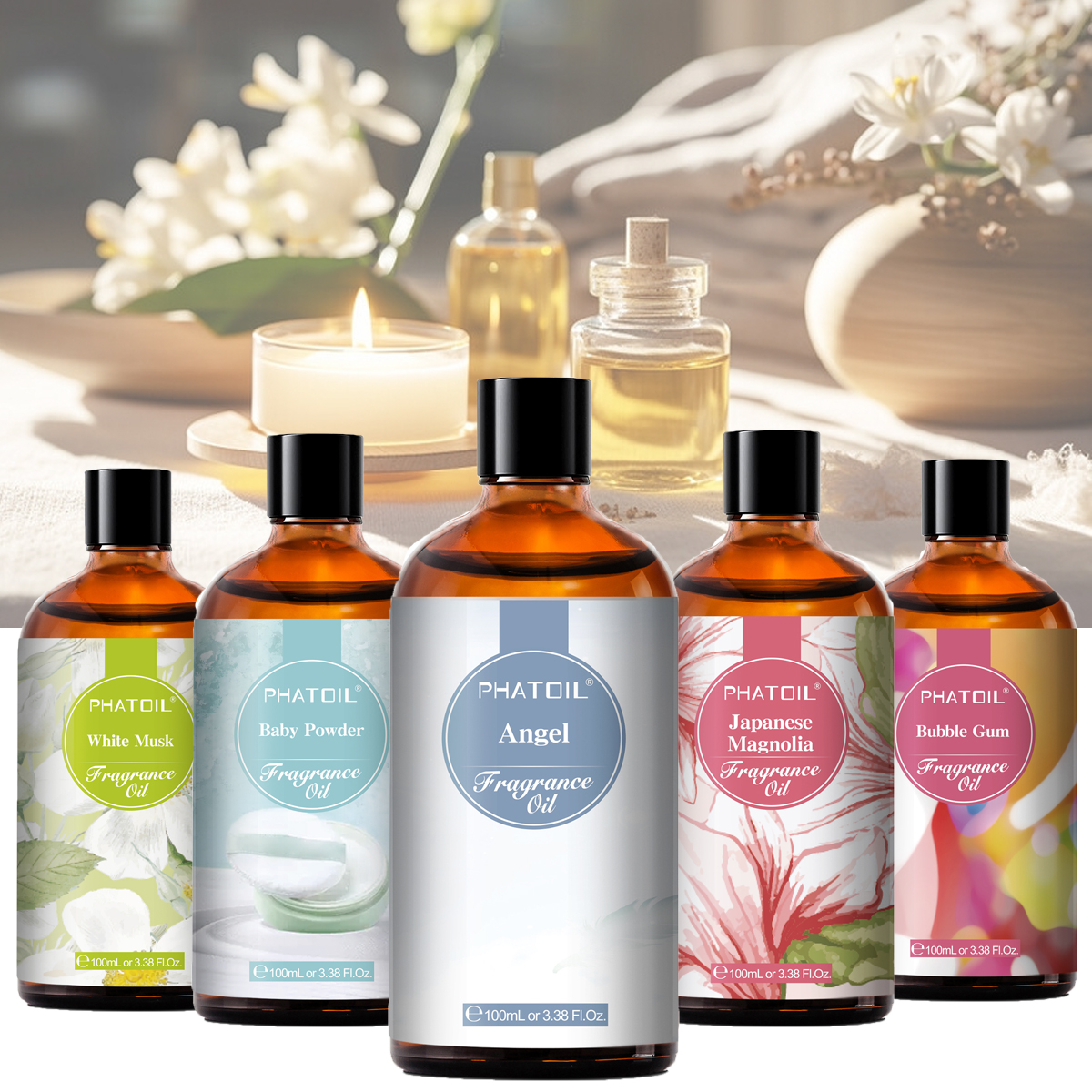 Soap Making Equipment - PHATOIL 100ml Aroma Fragrance Oil For