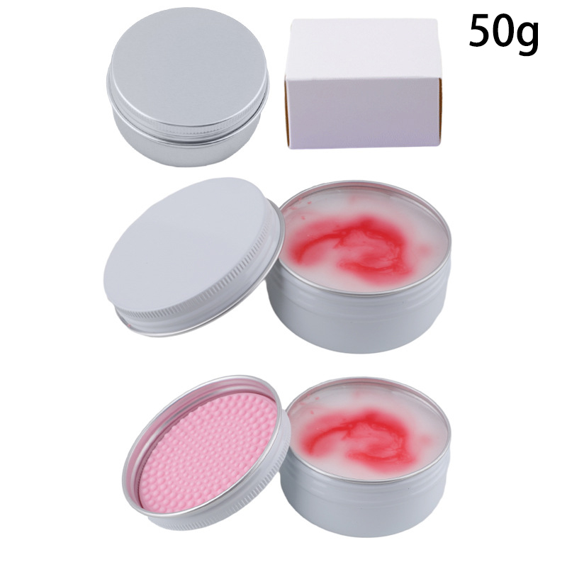 Soap Making Equipment - 50g Honey Peach Silicone Makeup Brush
