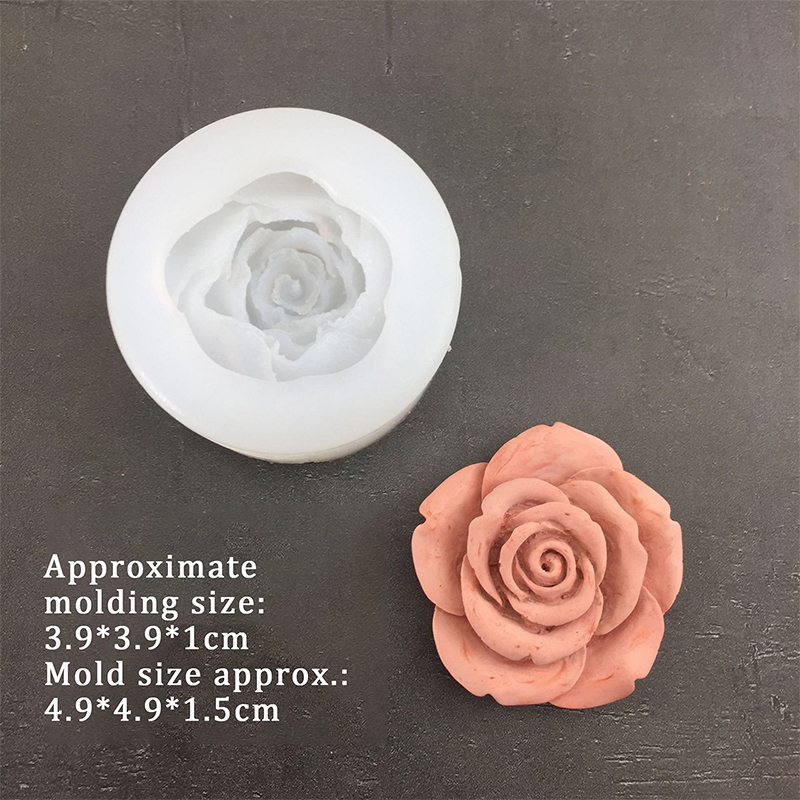 3D Rose Flower Shape Leaf Sili - Soap Making Equipment avaliação e preço