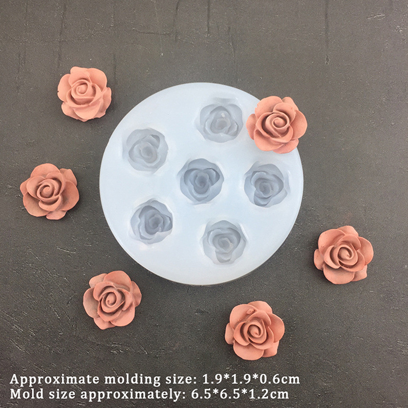 3D Rose Flower Shape Leaf Sili - Soap Making Equipment avaliação e preço
