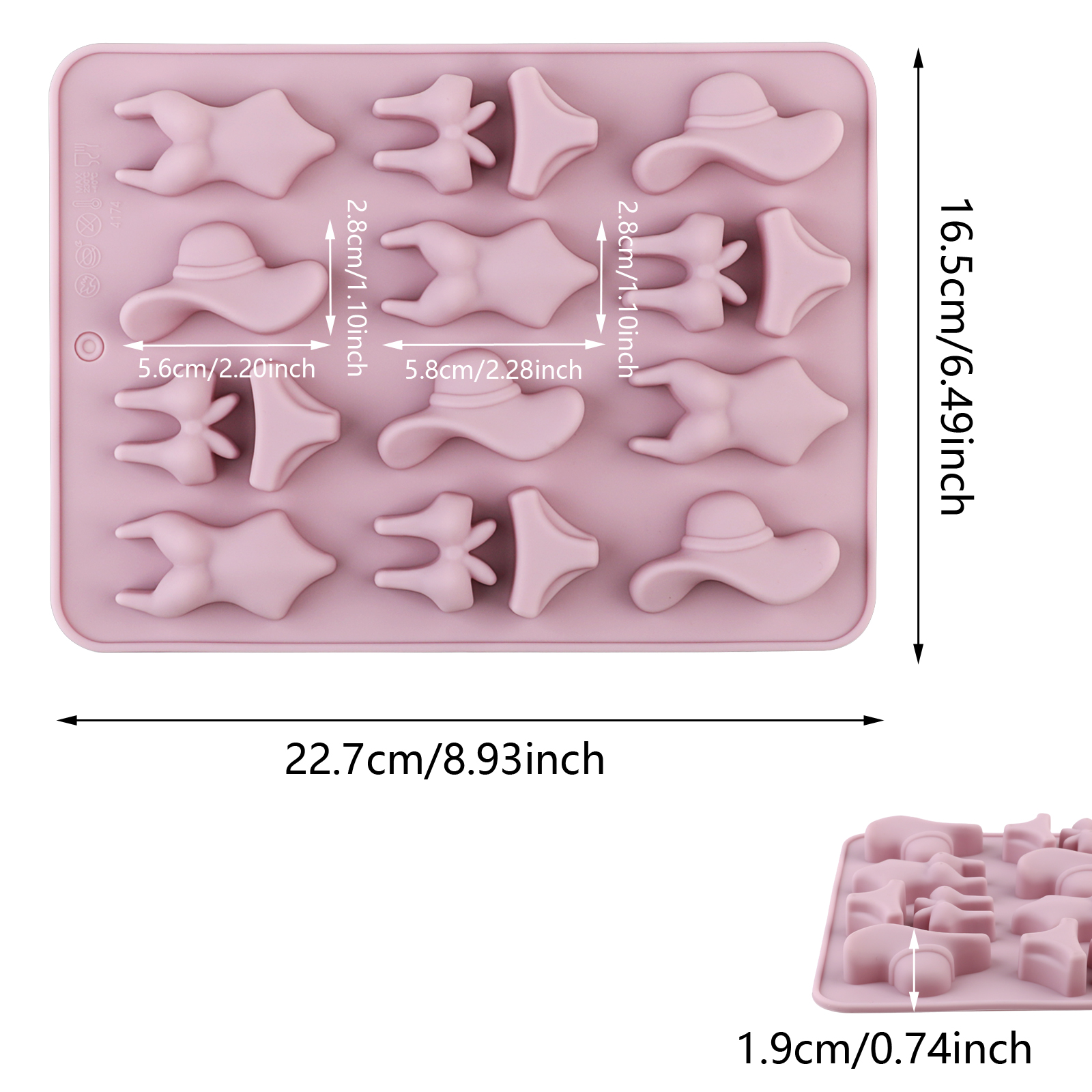 A Summer-Themed Beach Bikini M - Soap Making Equipment avaliação e preço