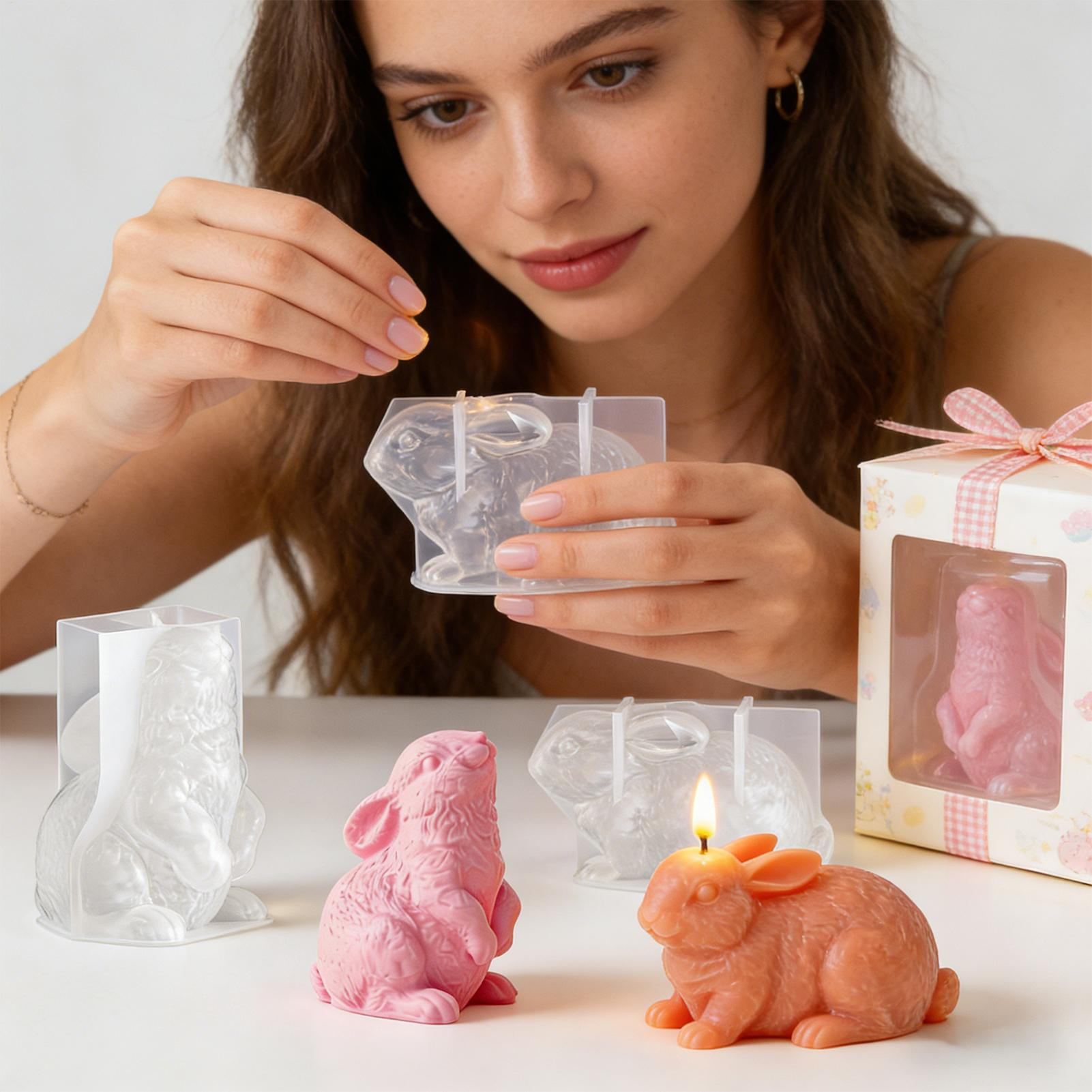 Bunny Silicone Mold 3D Craftin - Soap Making Friends avaliação e preço