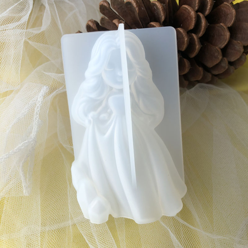 3D Cute Princess Silicone Cand - Soap Making Equipment avaliação e preço