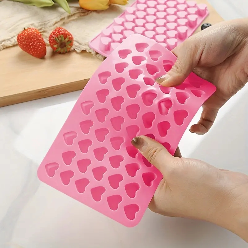 55 Mini Heart Shapes Silicone  - Soap Making Guide avaliação e preço