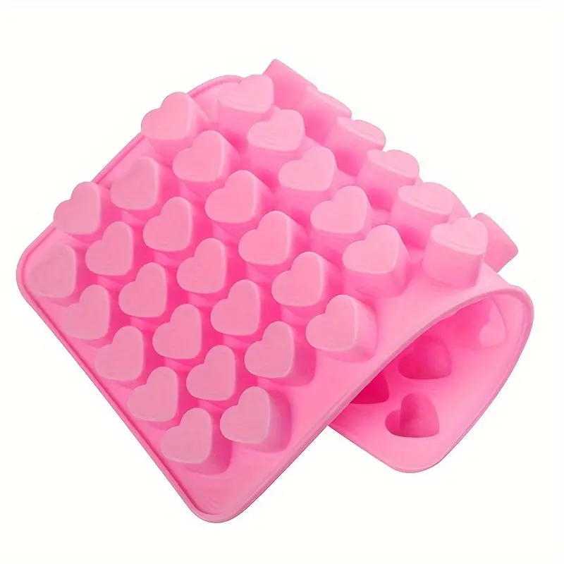 55 Mini Heart Shapes Silicone  - Soap Making Guide avaliação e preço