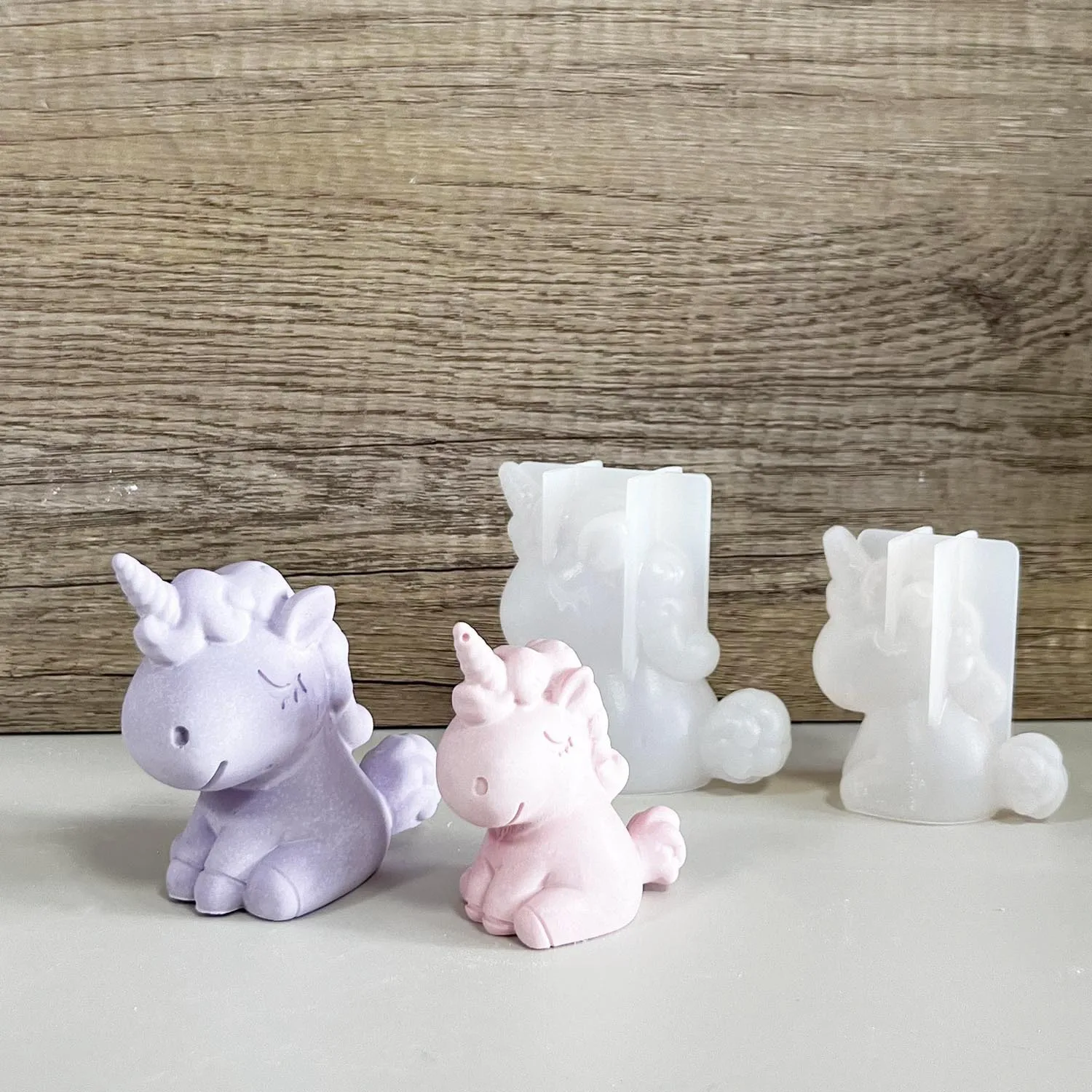3D Geometric Silicone Unicorn  - Soap Making Vendors avaliação e preço
