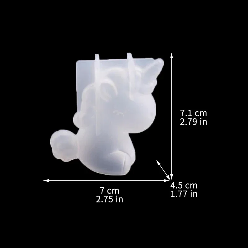 3D Geometric Silicone Unicorn  - Soap Making Vendors avaliação e preço