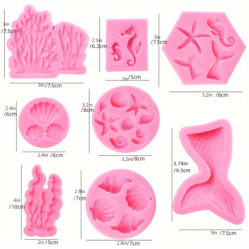 One Set8Seal fairy-shaped sili - Soap Making Formula avaliação e preço