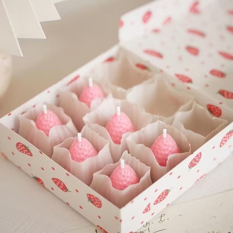 Strawberry Silicone Candle Mol - Soap Making Vendors avaliação e preço