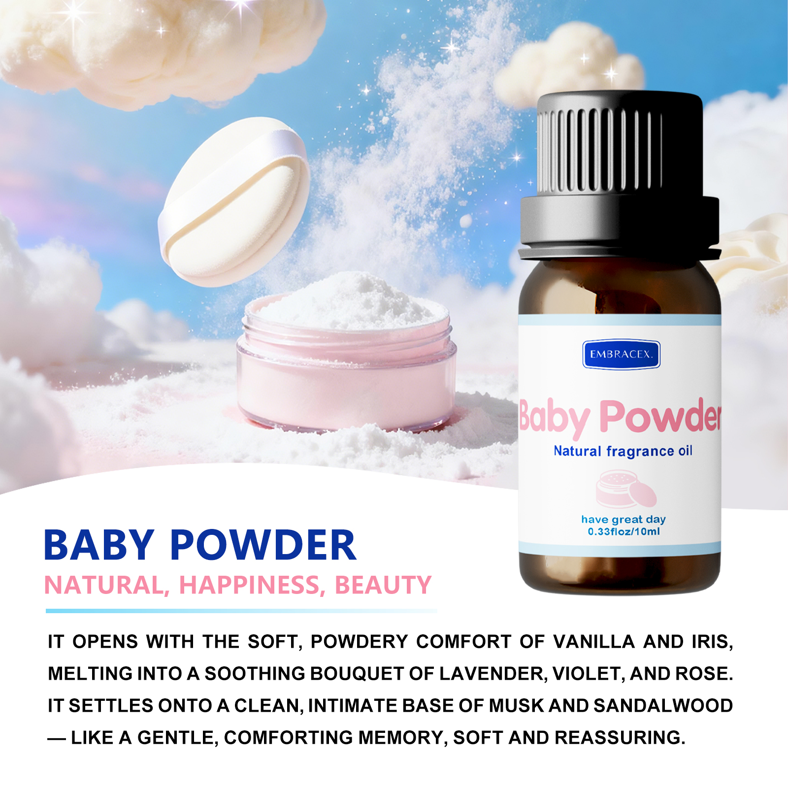 10ml Baby Powder Essential Oil - Soap Making Friends avaliação e preço