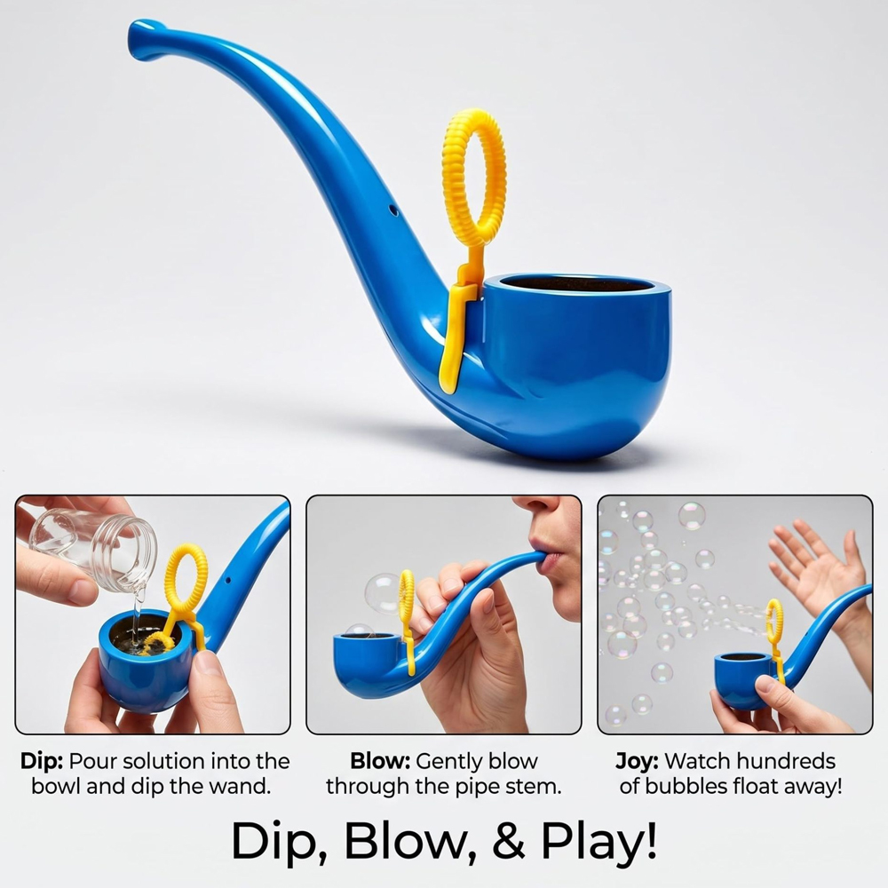 Bubble Pipe Portable Novelty S - Soap Making Lab avaliação e preço