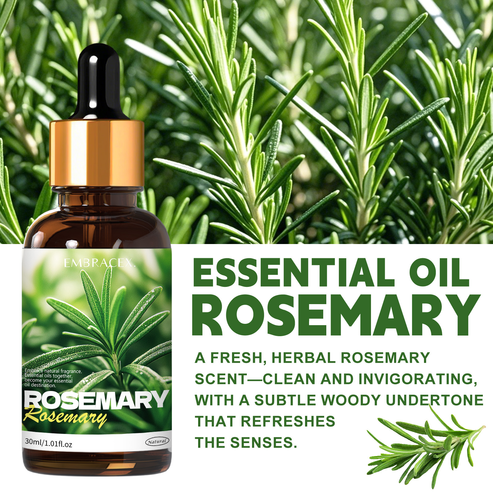 30ml Rosemary Natural Plant Es - Soap Making Friends avaliação e preço