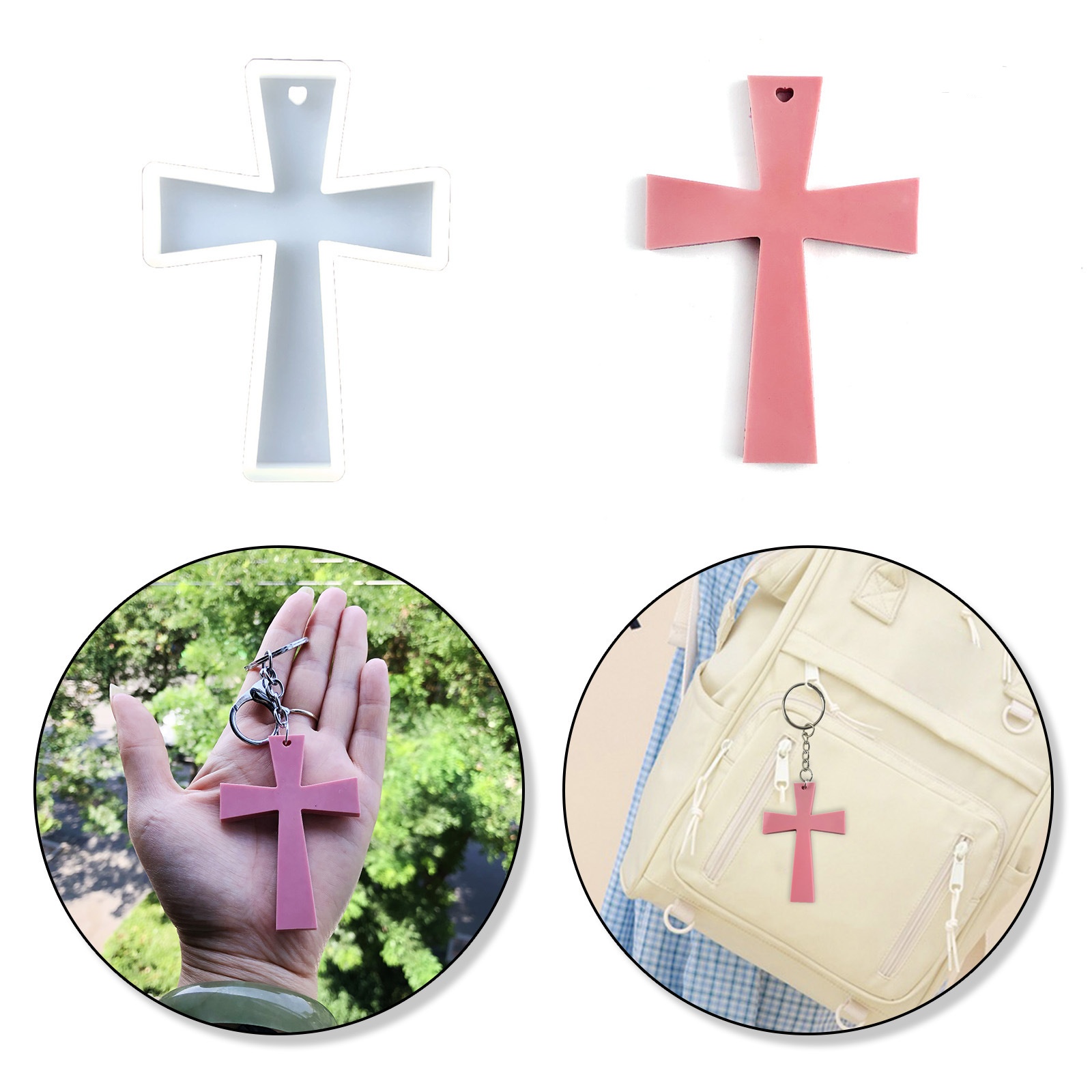 Silicone Mold Blessing Cross D - Soap Making Raw Material avaliação e preço