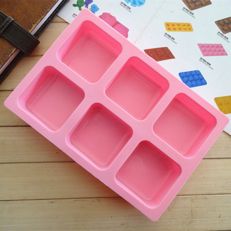 Square Silicone Cake Molds Cer - Soap Making Guide avaliação e preço