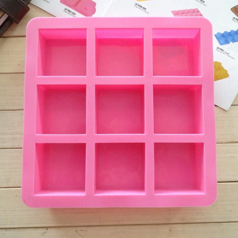 Square Silicone Cake Molds Cer - Soap Making Guide avaliação e preço