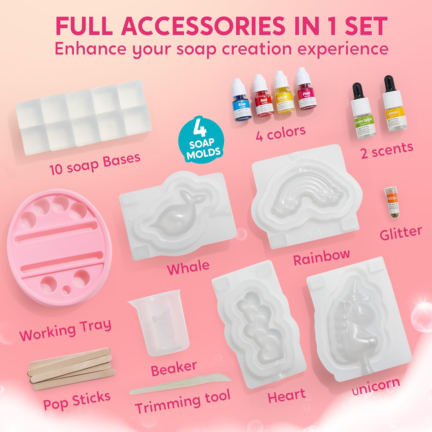 JOYFY Unicorn Soap Making Kit  - Soap Making Lab avaliação e preço