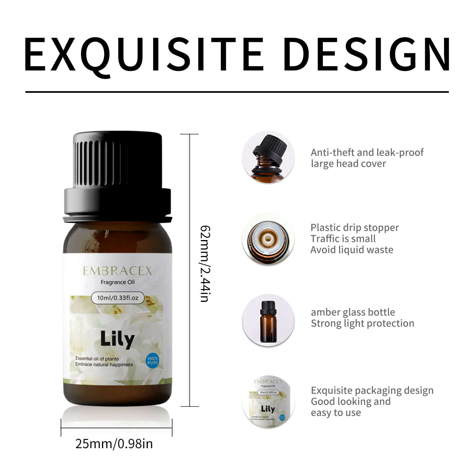 10ml Lily Essential Oil massag - Soap Making Friends avaliação e preço