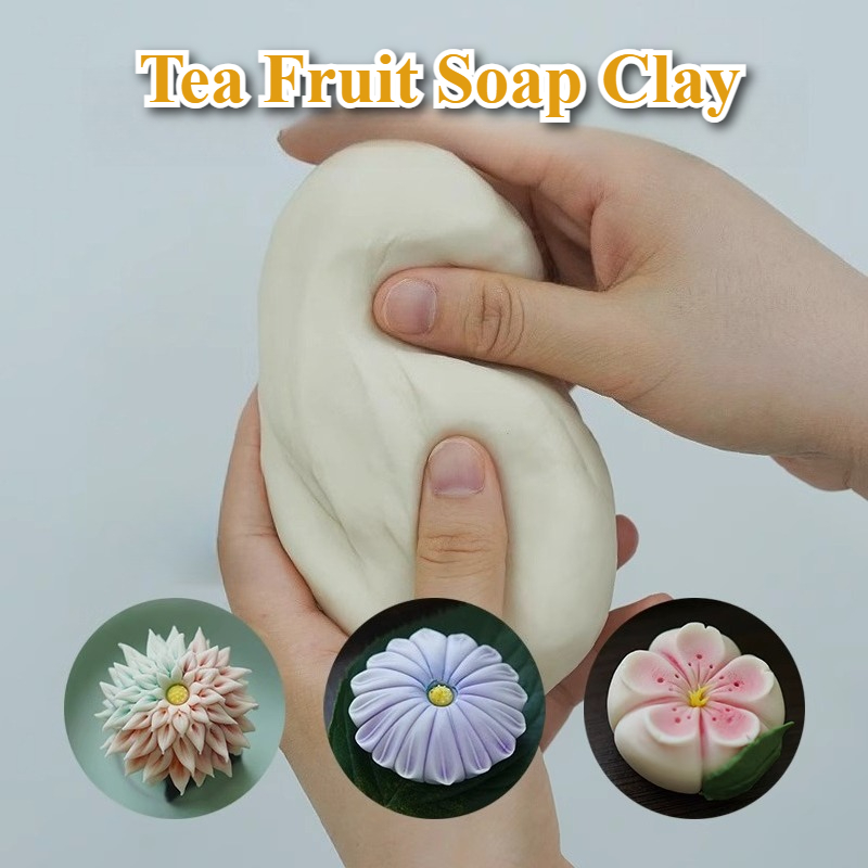 100g Tea Fruit Clay Soap Clay  - Soap Making Raw Material avaliação e preço