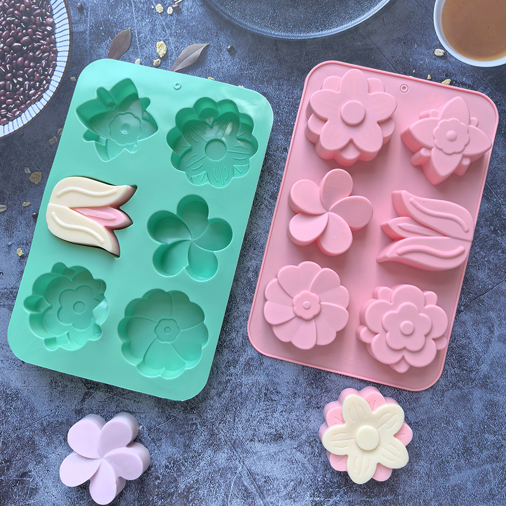 kinds Flower Silicone Molds Di - Soap Making Vendors avaliação e preço