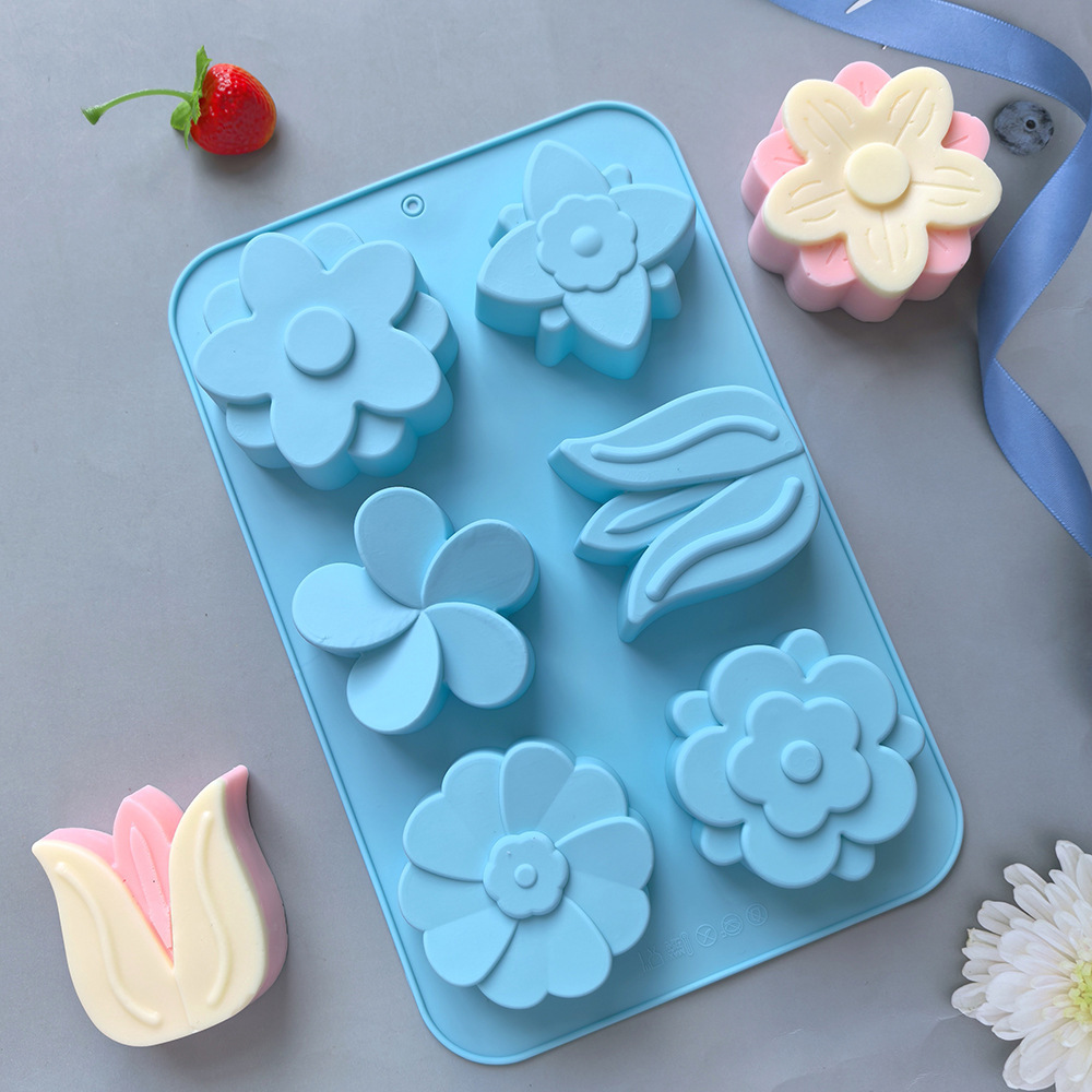 kinds Flower Silicone Molds Di - Soap Making Vendors avaliação e preço