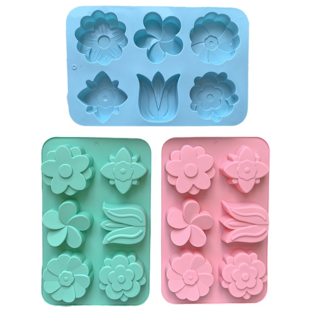 kinds Flower Silicone Molds Di - Soap Making Vendors avaliação e preço