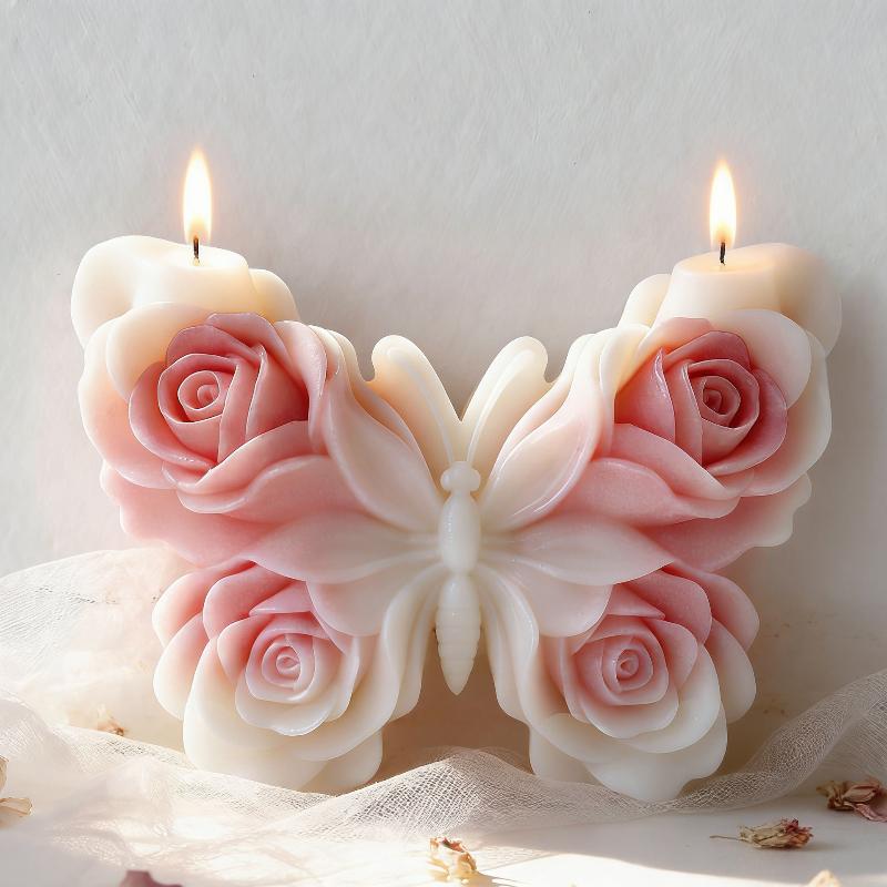 DIY Rose Butterfly Form Silico - Soap Making Vendors avaliação e preço