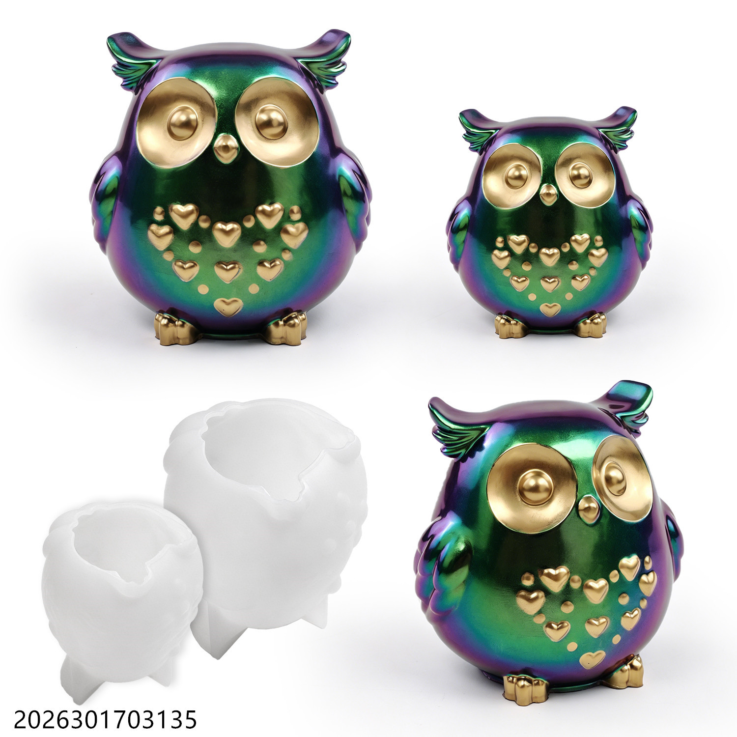 Owl Silicone Mold 3D Bird Shap - Soap Making Vendors avaliação e preço
