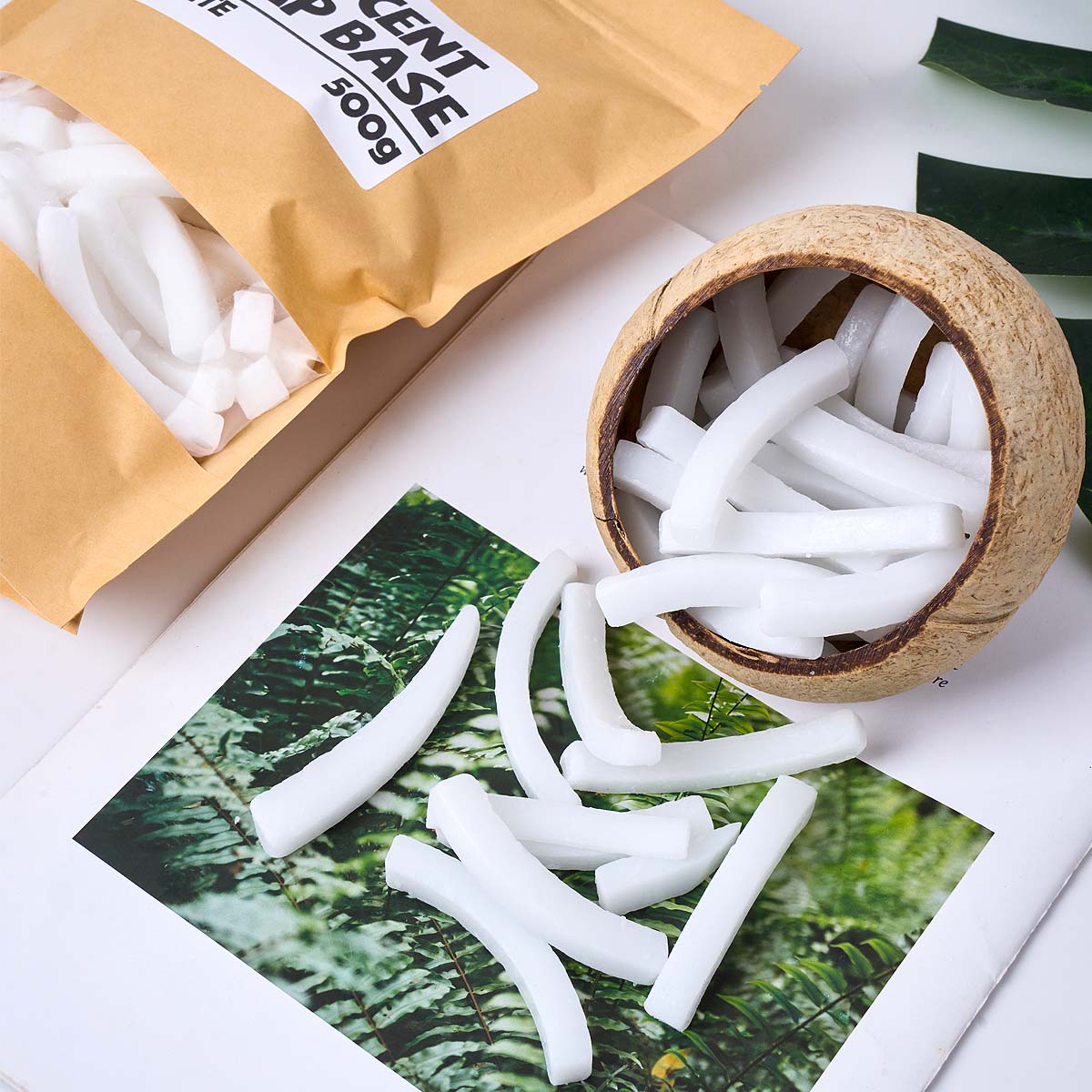 500g Transparent White Color S - Soap Making Raw Material avaliação e preço