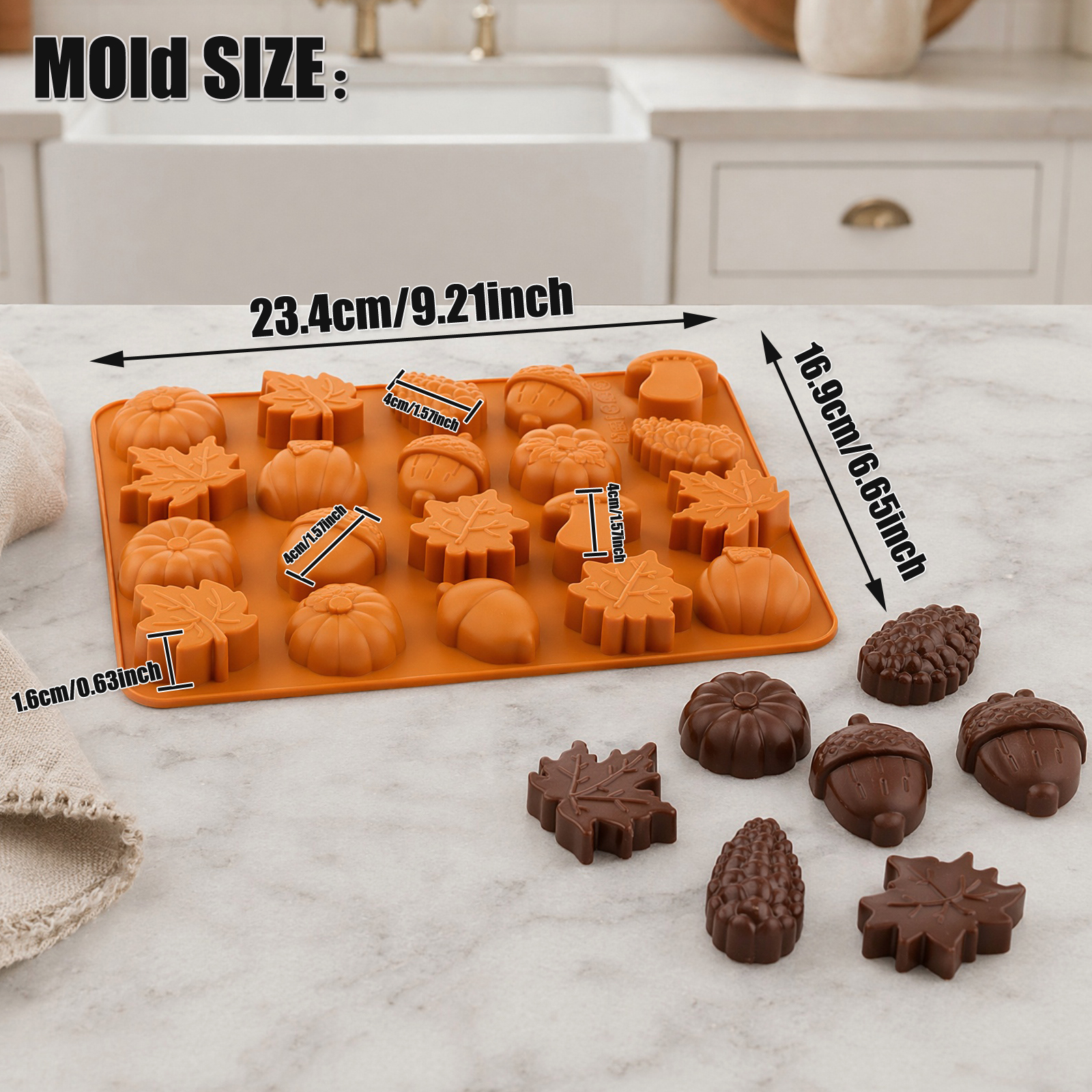 Harvest Silicone Baking Mold w - Soap Making Vendors avaliação e preço